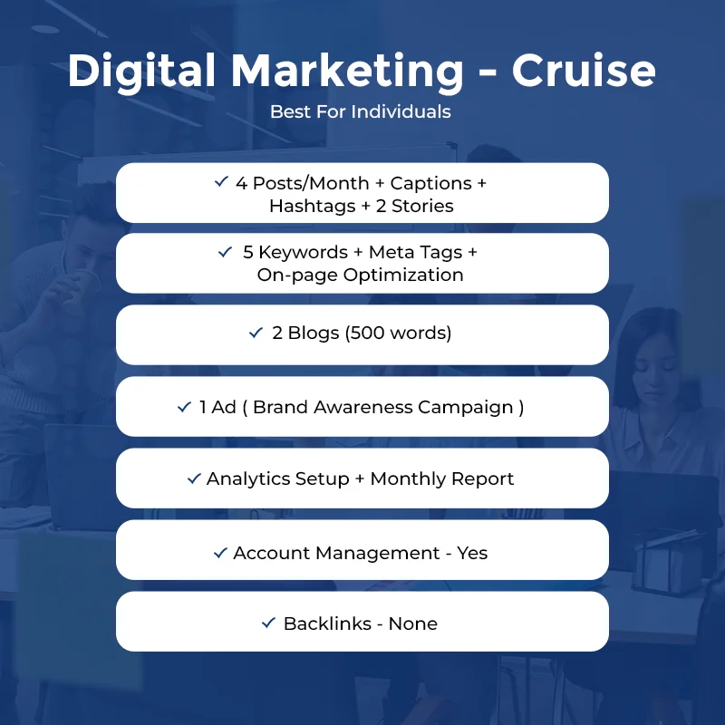 Digital Marketing Cruise Monthly Package - Image 2