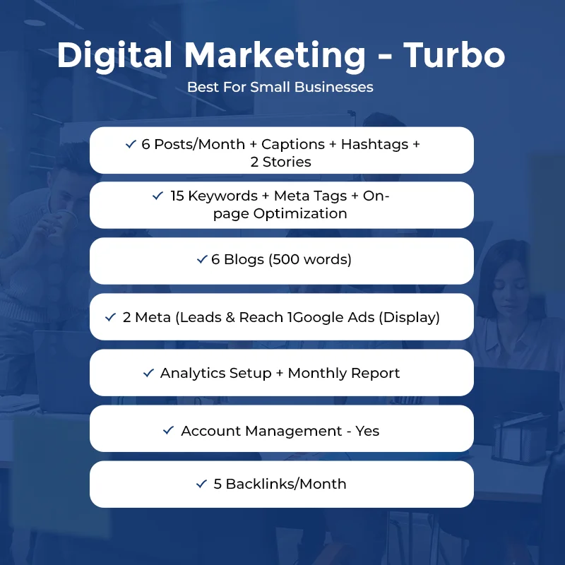 Digital Marketing Turbo Monthly Package - Image 2